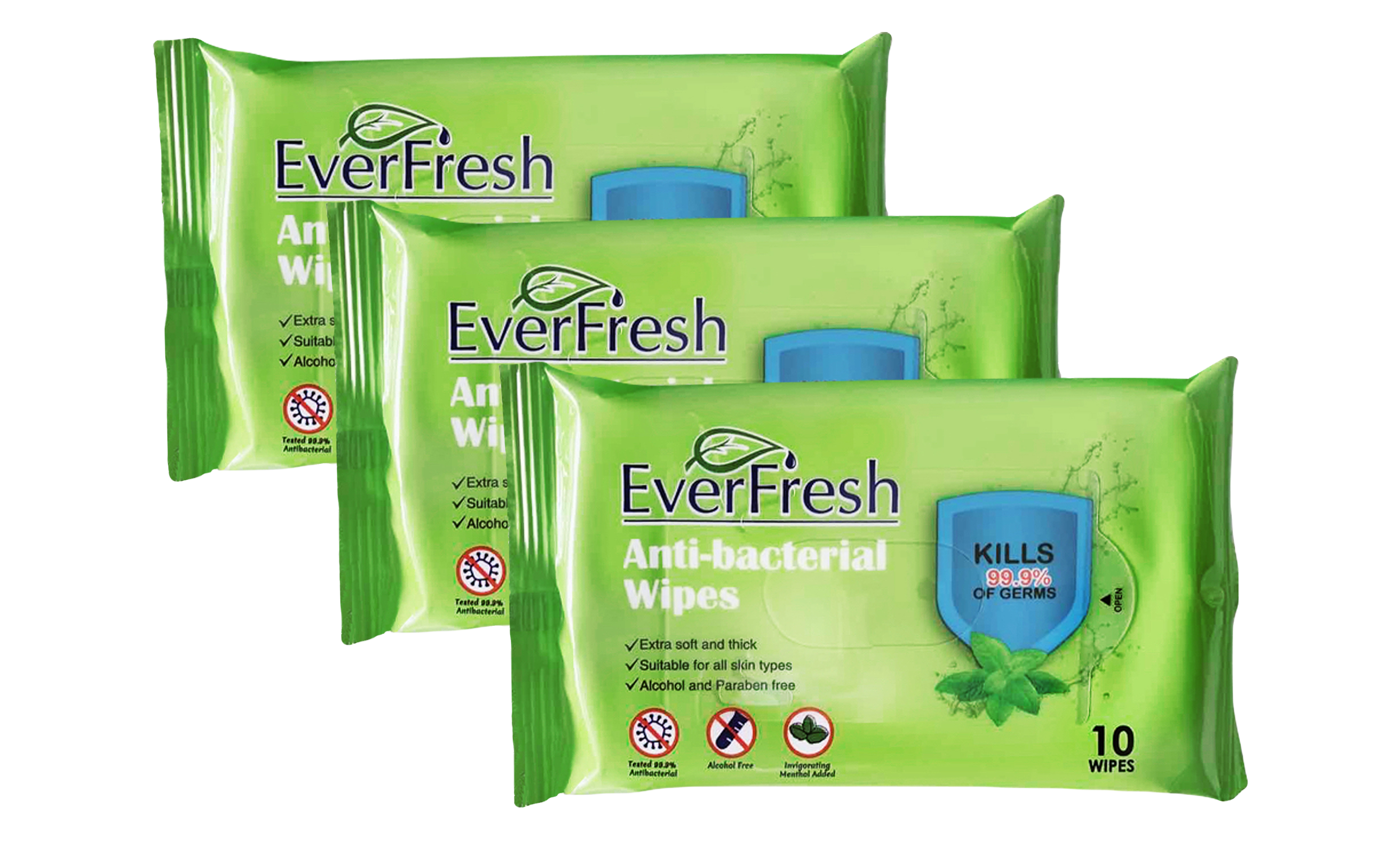 Anti-Bacteria Sanitizing Wipes (60-Pack)