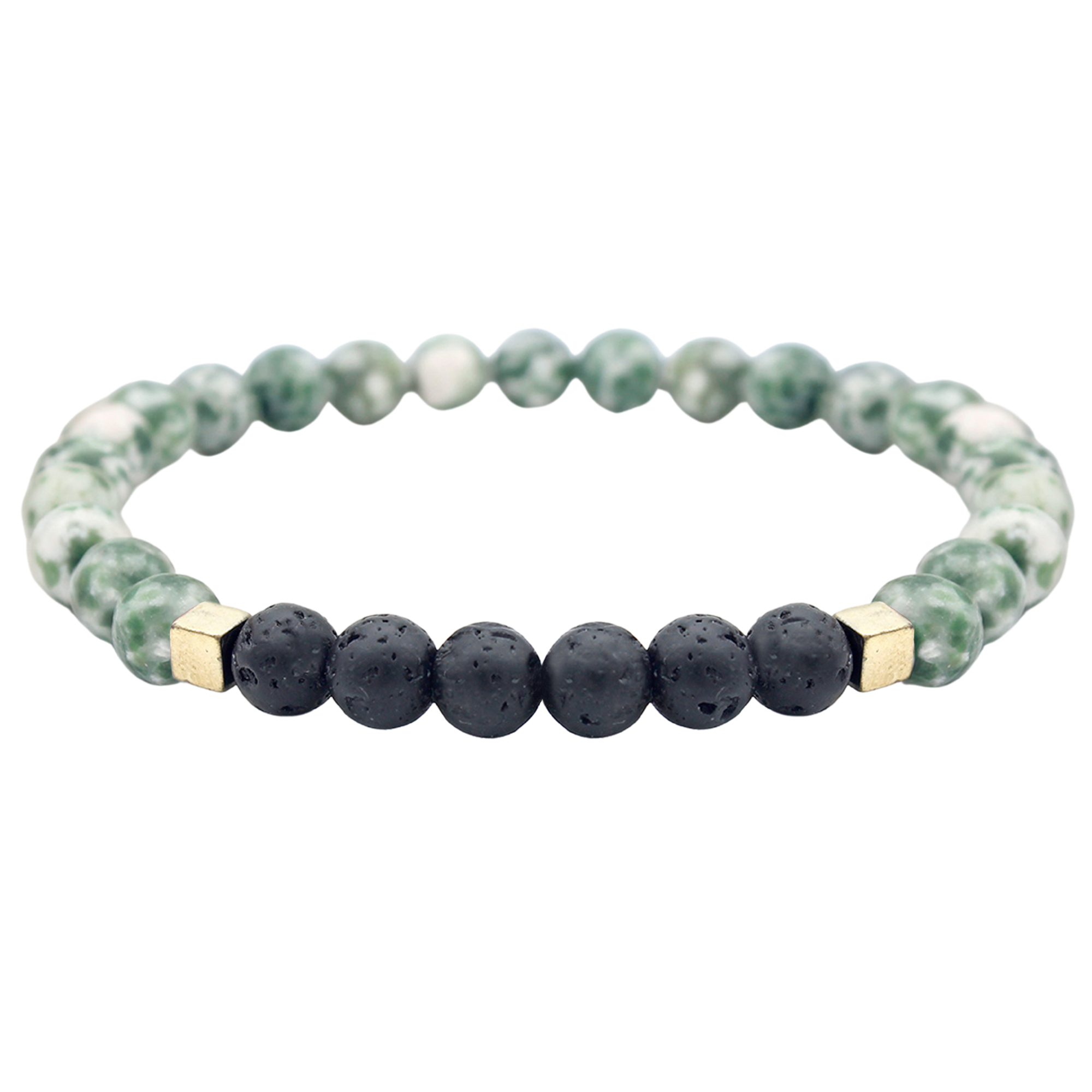 Mixed Lava Stone Chakra Diffuser Bracelet with Optional Essential Oils