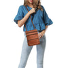 Genuine Leather Cross-Body Bags Purse