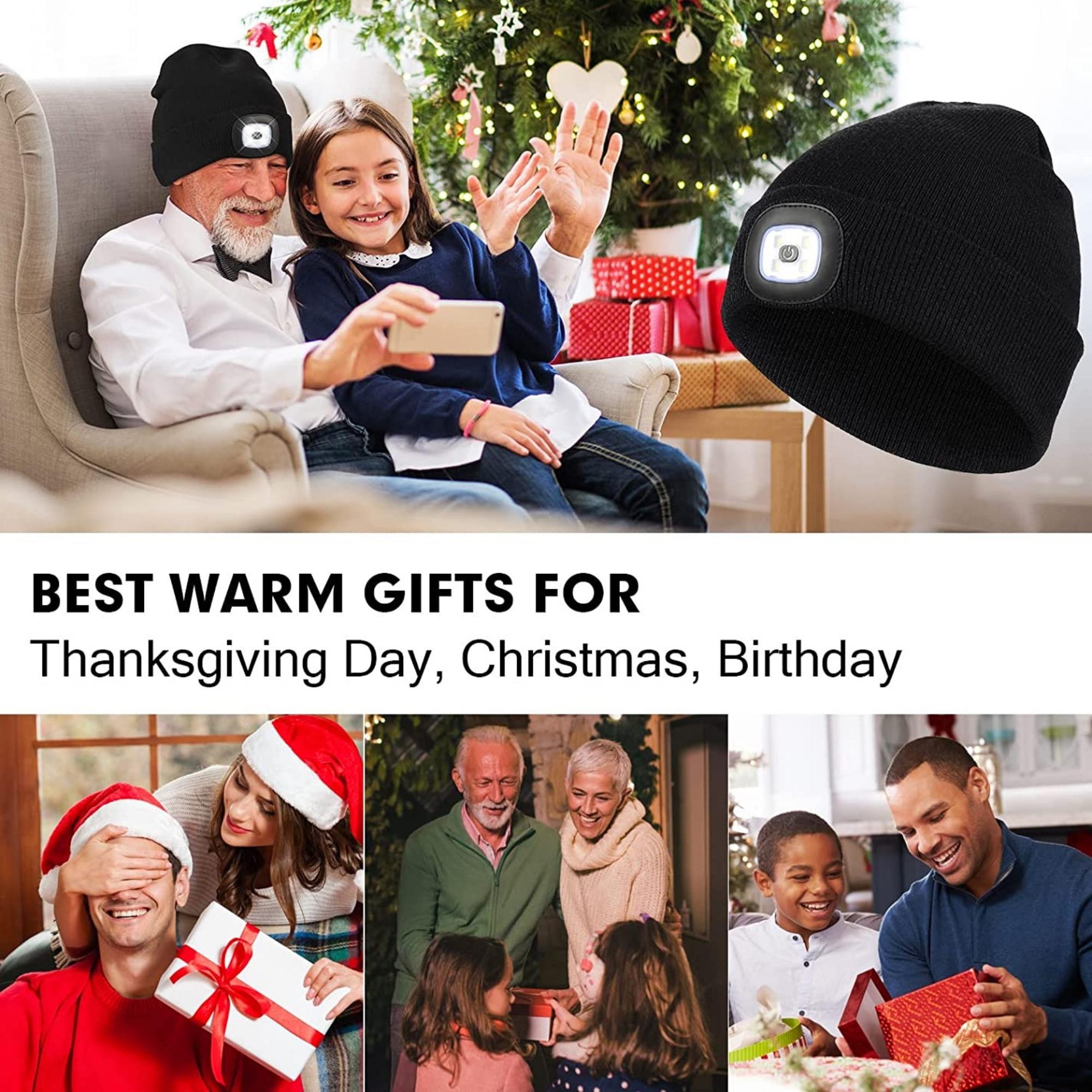 Unisex LED Lighted Winter Hat