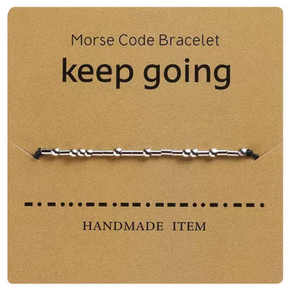 Hand-Made Morse Code Bracelet