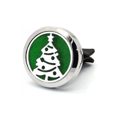 Holiday Themed Aromatherapy Essential Oil Car Vent Diffuser with 2 Optional Oils