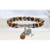 Tree of Life Bohemian Lava Diffuser Bracelet with Optional Essential Oils