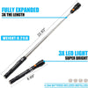 Telescoping Magnetic Pickup Tool with 3 LED Lights and Extendable Neck up to 22"