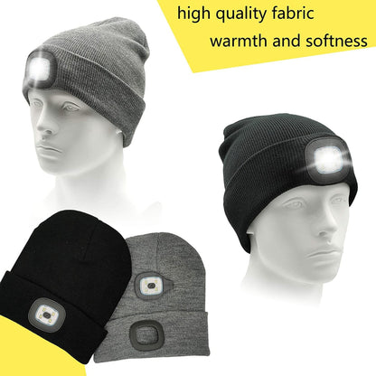 Unisex LED Lighted Winter Hat