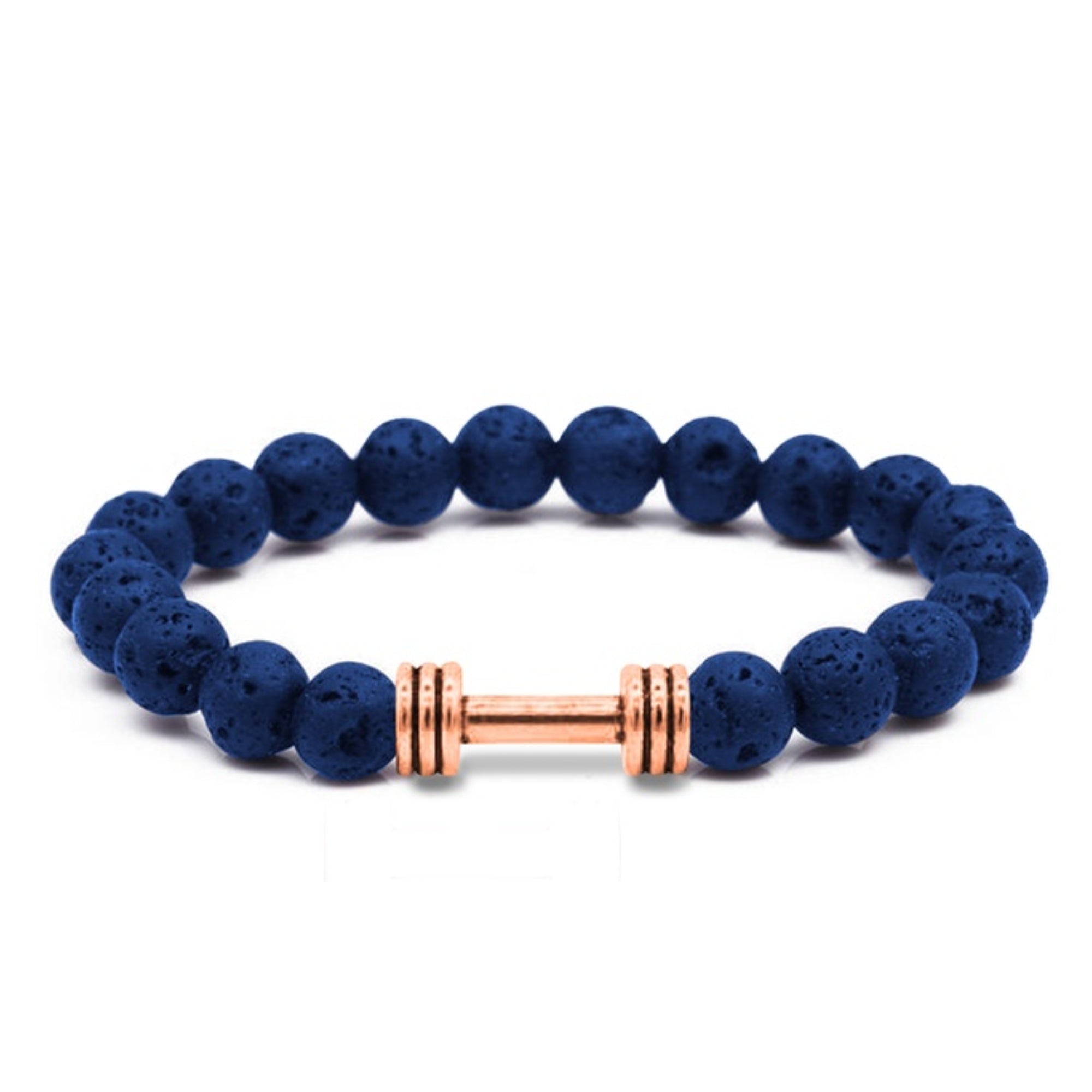 Men's Natural Stone Dumbbell Bracelet by Akor
