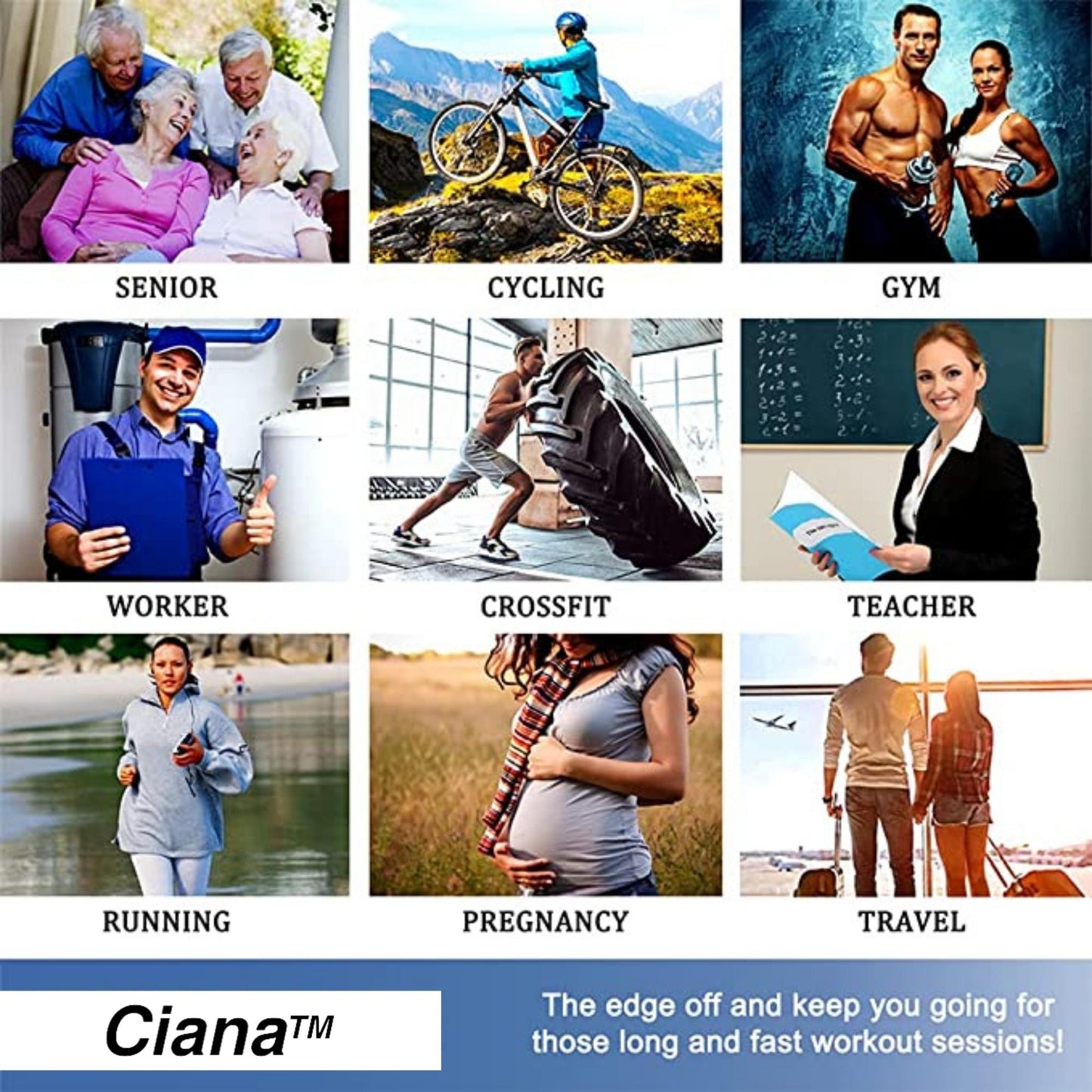 Graduated Compression Support Socks (6-Pack)