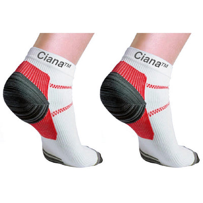 Ankle-Length Compression Socks (6-Pairs)