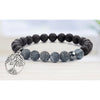 Lava Stone Tree Of Life Diffuser Bracelet with Optional Essential Oils
