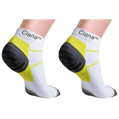 Ankle-Length Compression Socks (6-Pairs)