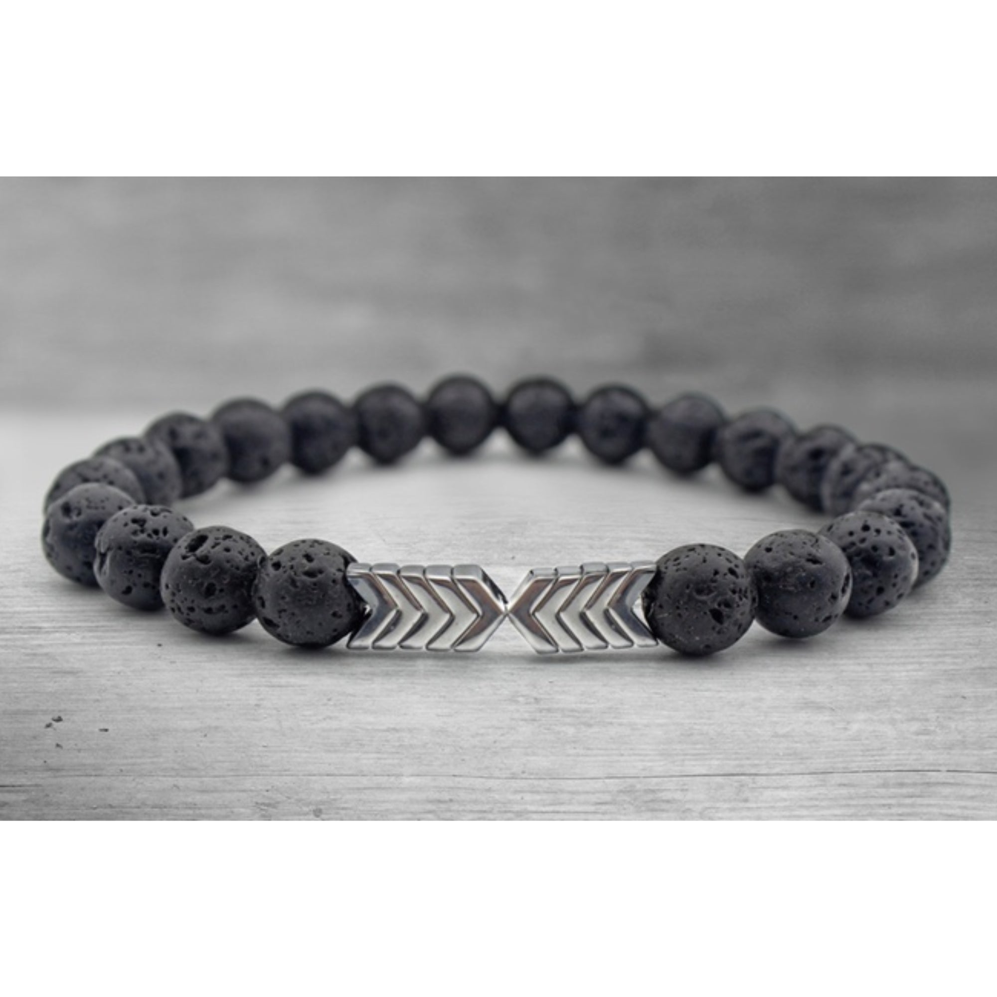 Lava Stone Diffuser Bracelet with Optional Essential Oils