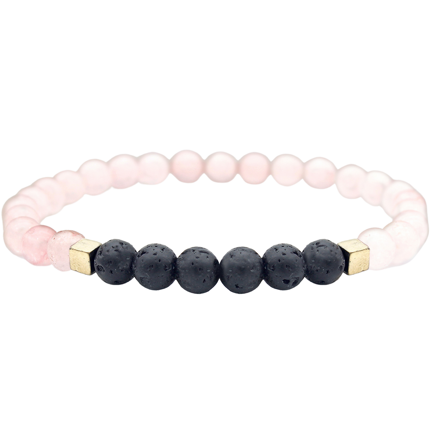 Mixed Lava Stone Chakra Diffuser Bracelet with Optional Essential Oils