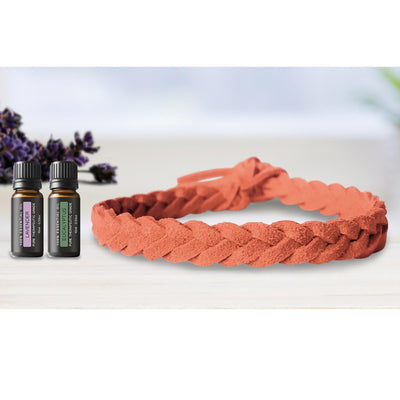 Super-Soft Braided Essential Oil Diffuser Bracelet Faux Suede