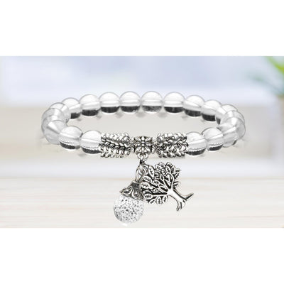 Tree of Life Bohemian Lava Diffuser Bracelet with Optional Essential Oils