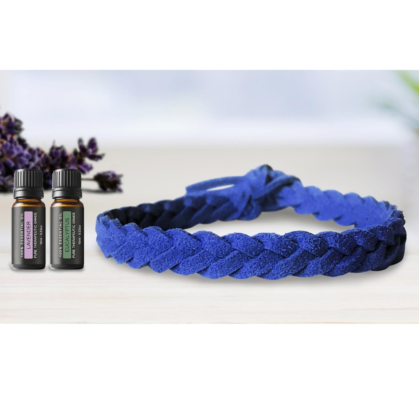 Super-Soft Braided Essential Oil Diffuser Bracelet Faux Suede
