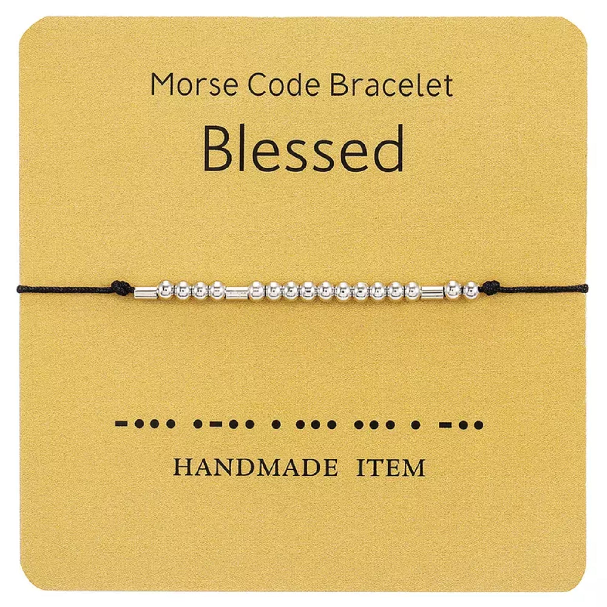 Hand-Made Morse Code Bracelet