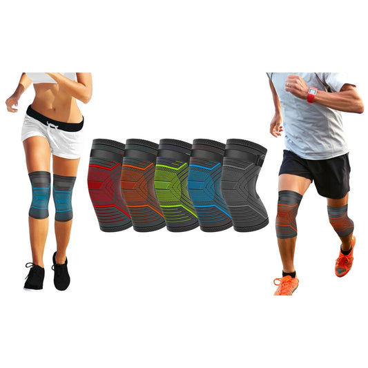 DCF Compression Knee Sleeve with Adjustable Strap (1-Pack)