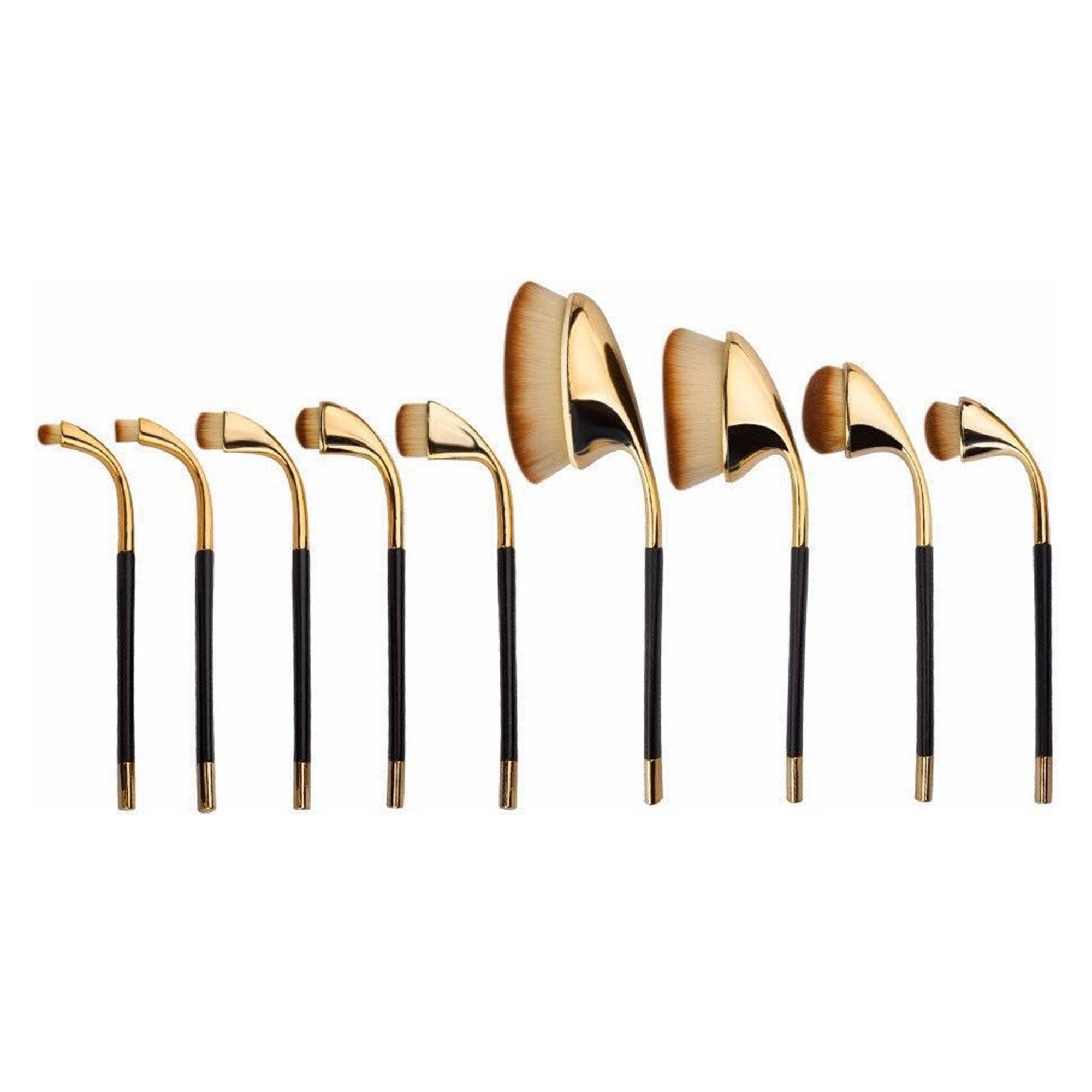 9pcs Golf Makeup Brush Set