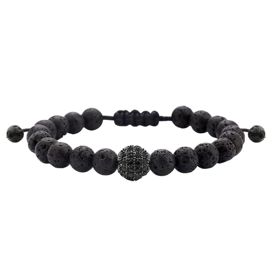 Lava Stone Natural Healing Adjustable Bracelet