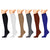 Unisex Graduated Compression Support Socks (6-Pack)