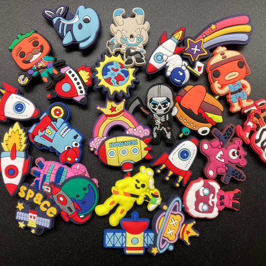 25, 50, or 100 Pack: Random Charms for Shoes