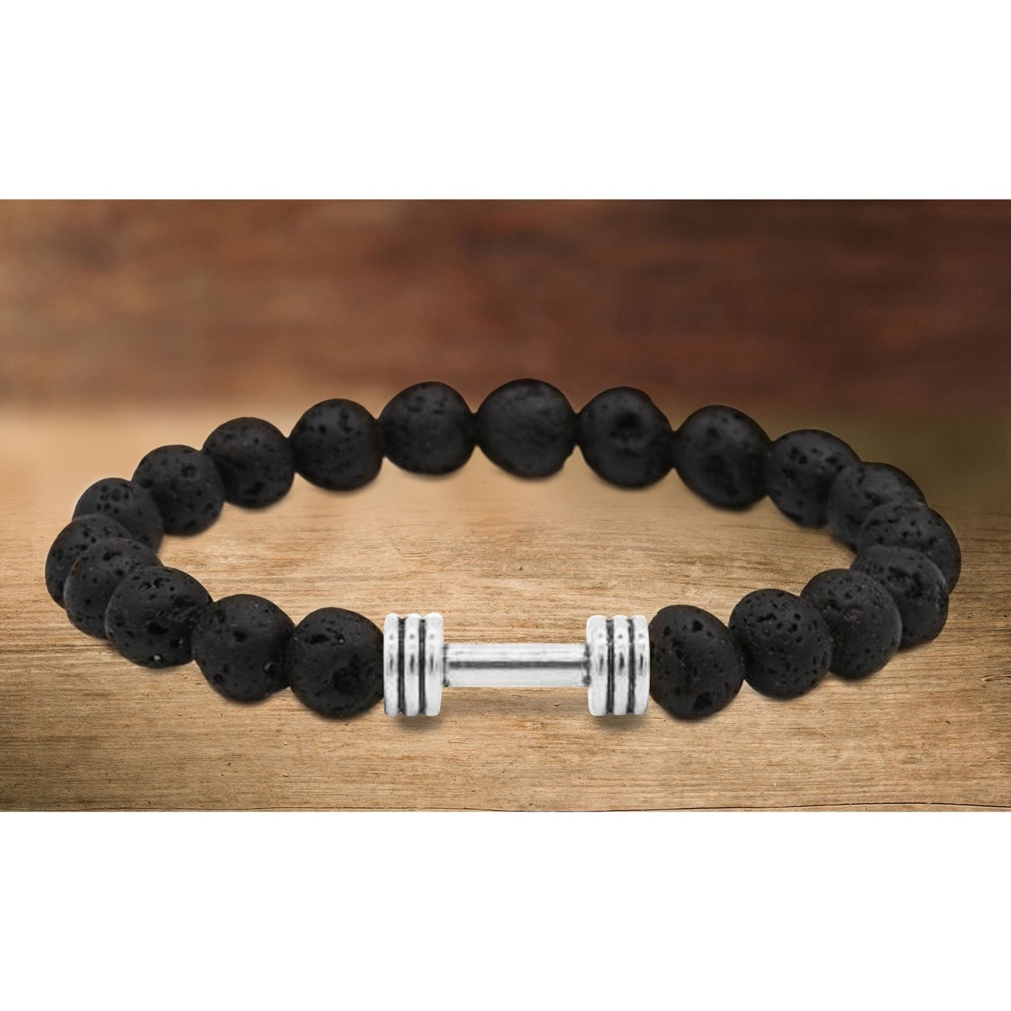 Lava Stone Super-Energy Diffuser Bracelet with Optional Essential Oils
