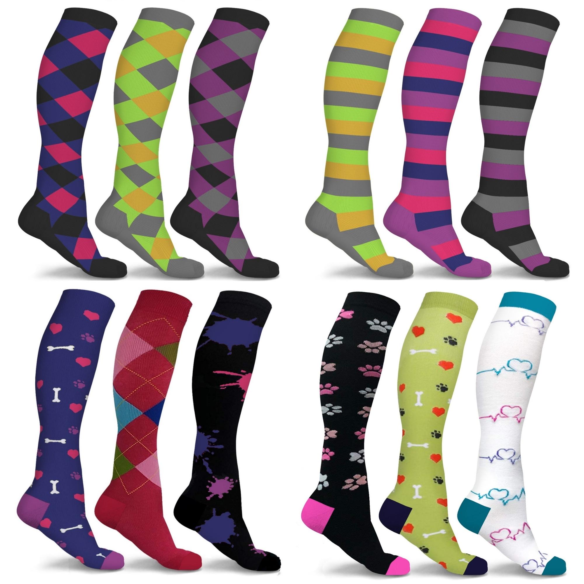 DCF Exclusive Lightweight Compression Socks (6 Pairs)