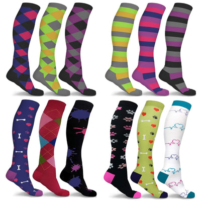 DCF Exclusive Lightweight Compression Socks (6 Pairs)