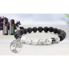Lava Stone Tree Of Life Diffuser Bracelet with Optional Essential Oils