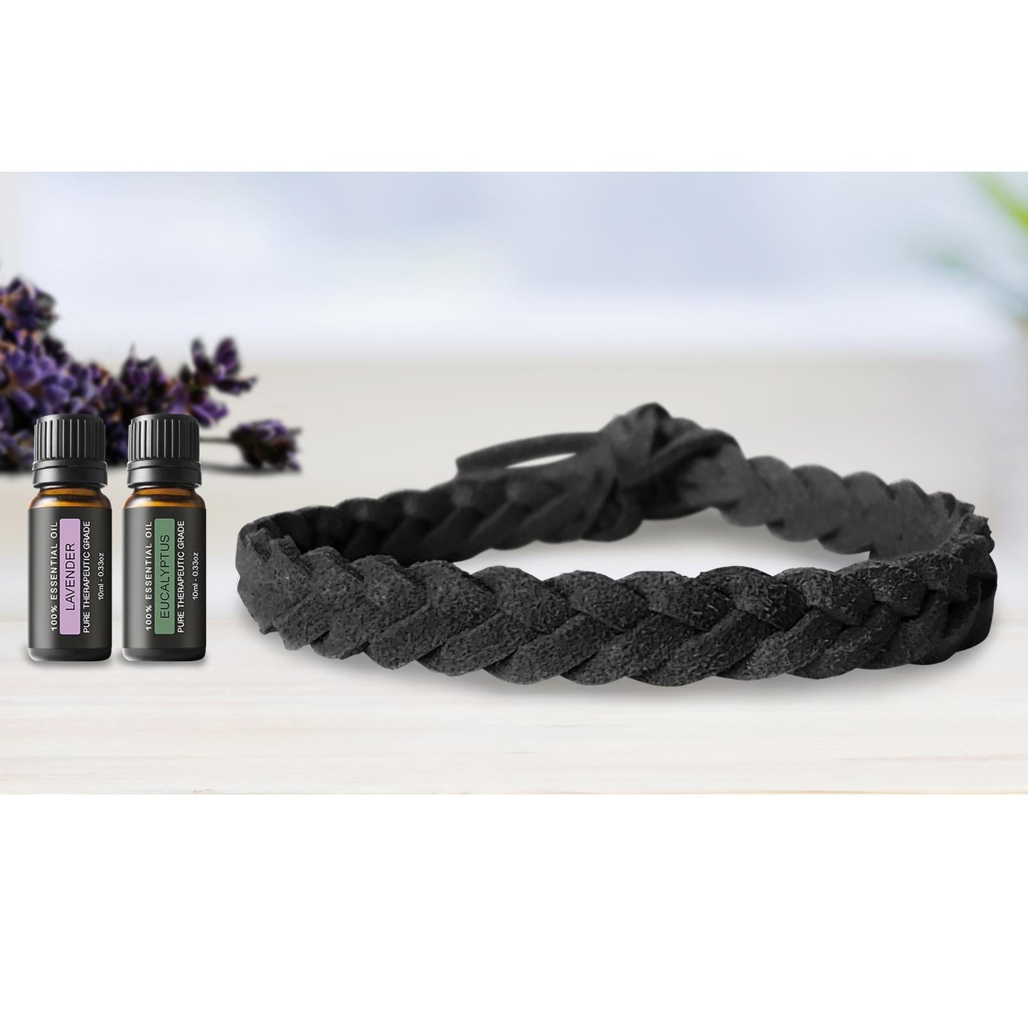 Super-Soft Braided Essential Oil Diffuser Bracelet Faux Suede