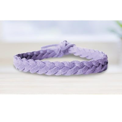 Super-Soft Braided Essential Oil Diffuser Bracelet Faux Suede