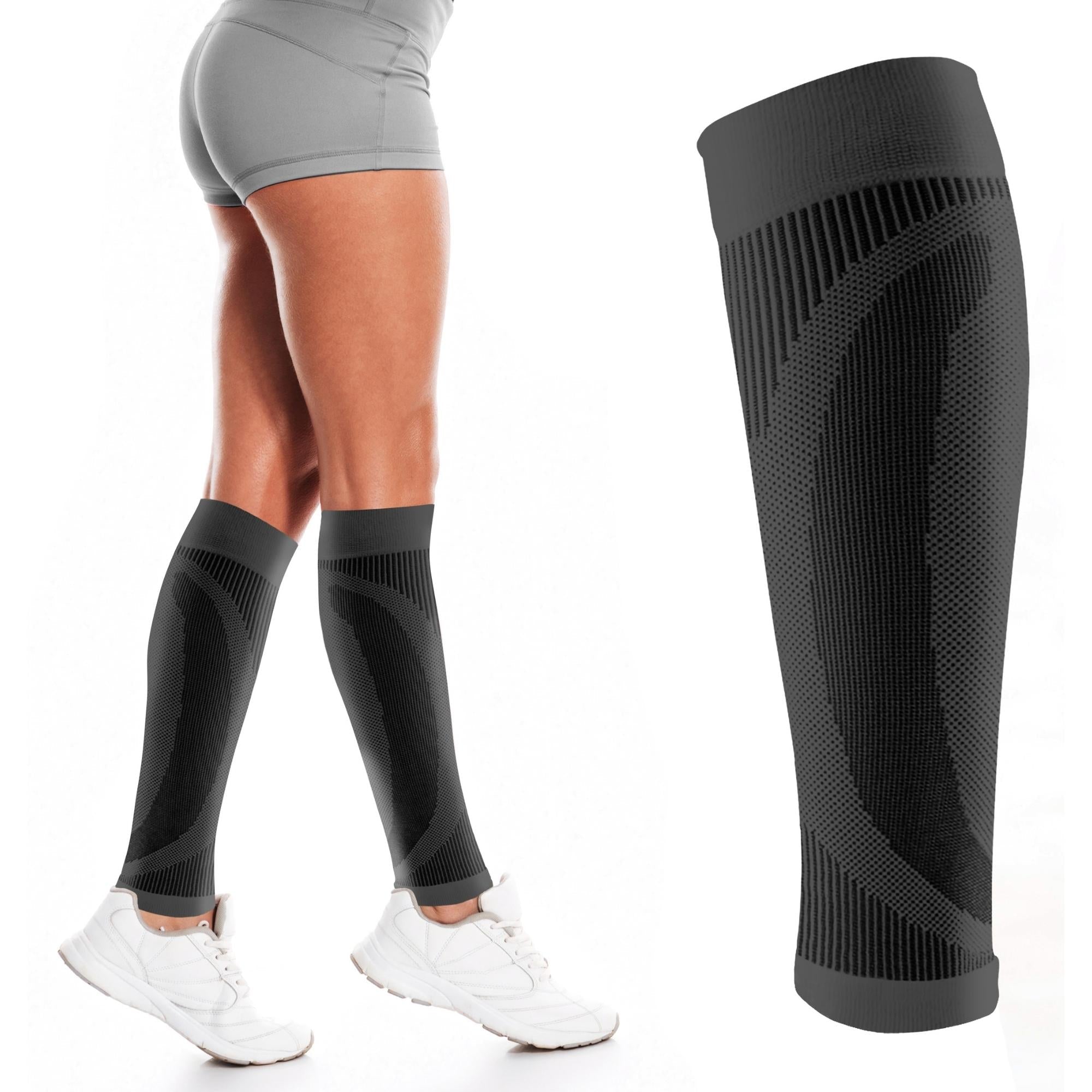 DCF Elite Unisex Calf Compression Sleeves (2-Sleeve Pack)