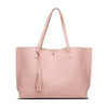 SoCal High-Quality Women's Trendy Faux Leather Tote Bag