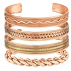 Copper Bracelets Indian Pattern Women's Men's Spiritual Yoga Jewelry