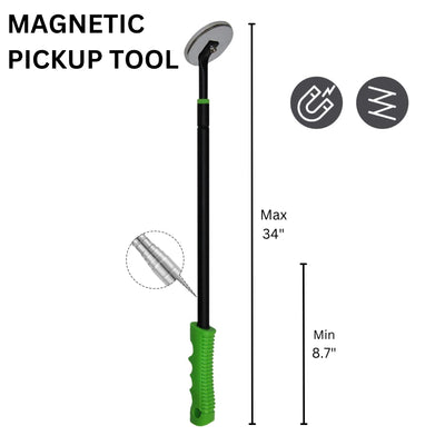 Magnetic Sweeper Telescoping Pick-up Tool