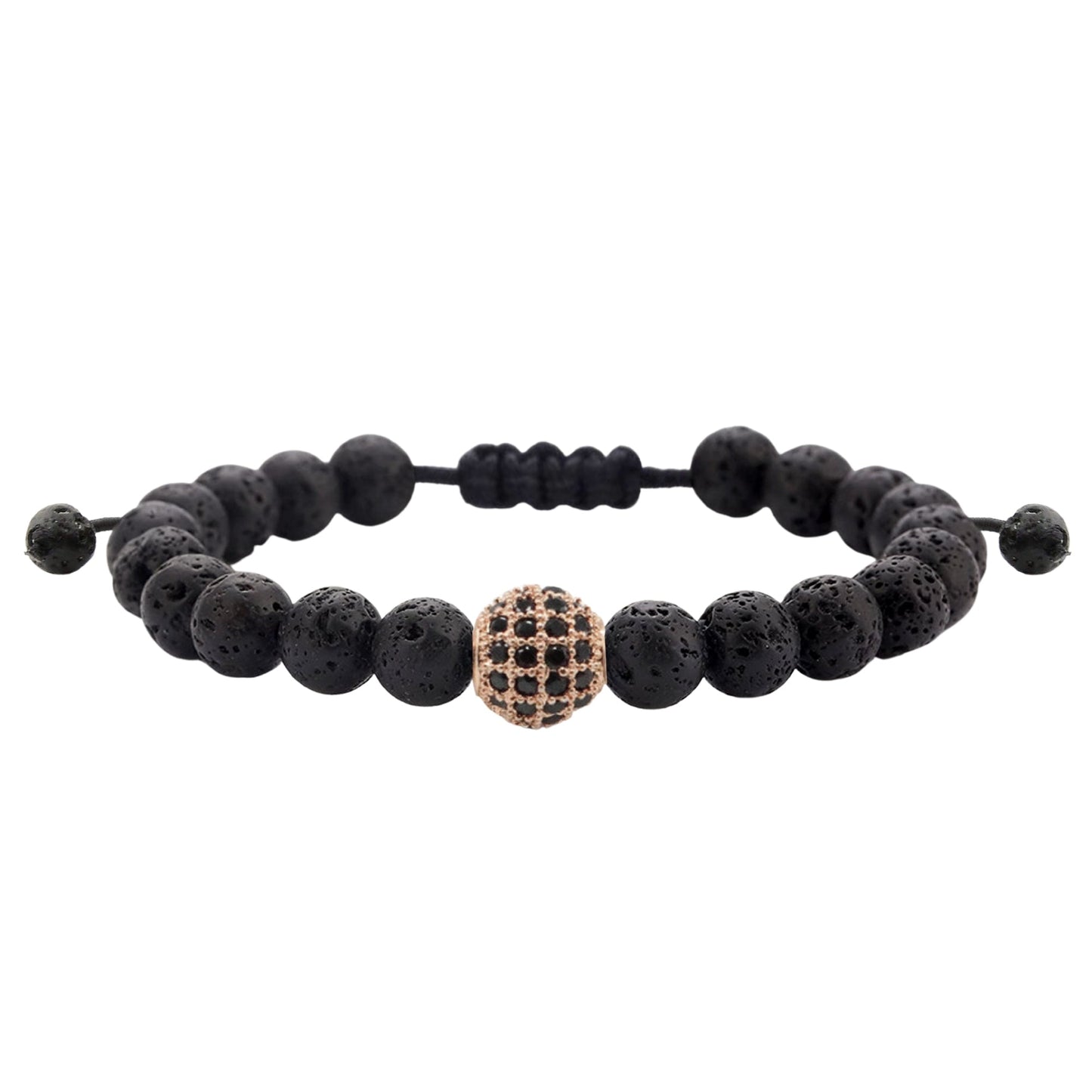Lava Stone Natural Healing Adjustable Bracelet