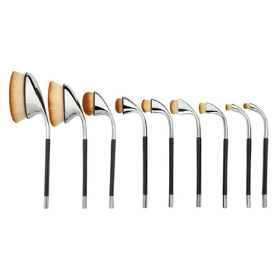 9pcs Golf Makeup Brush Set