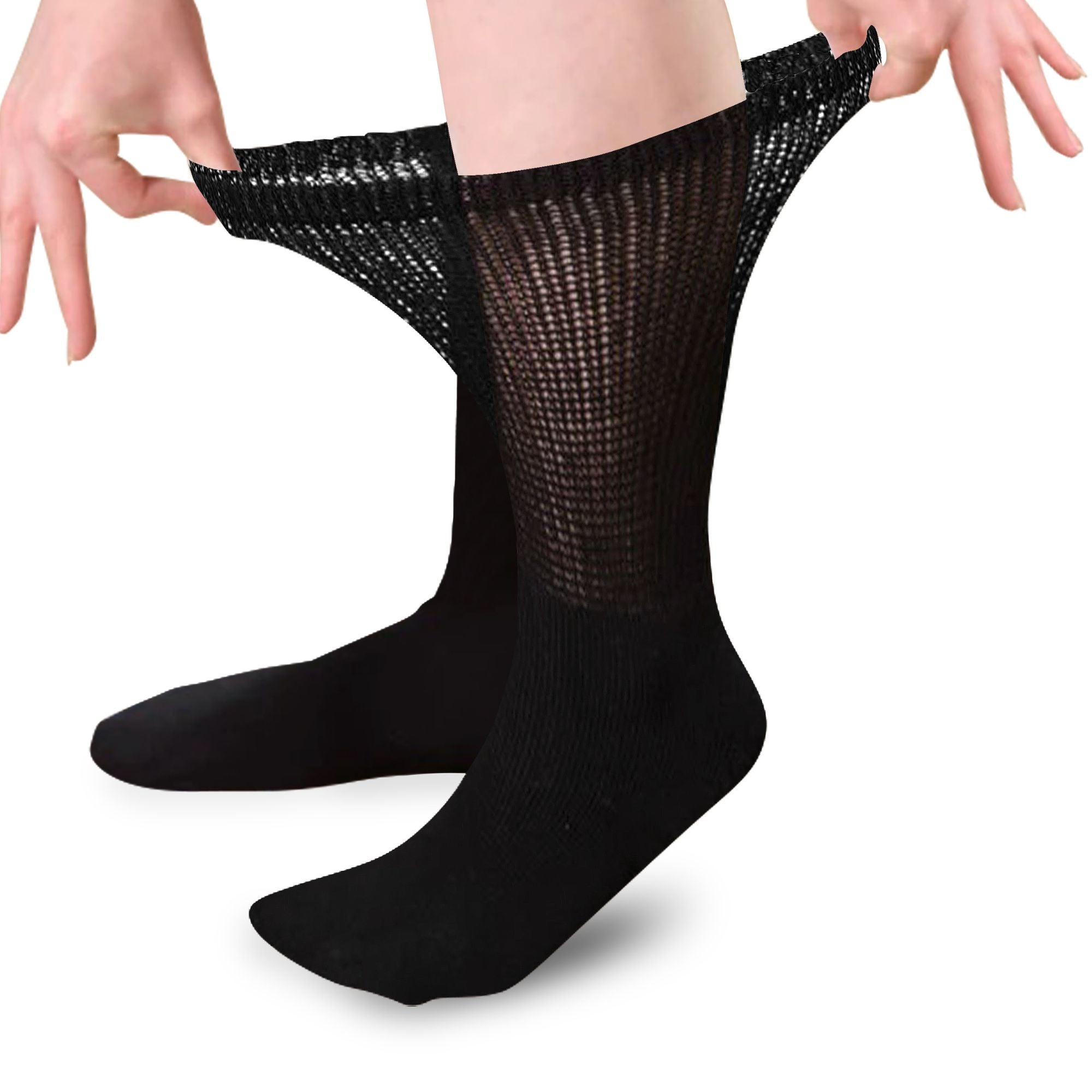 Diabetic Ankle Socks for Men and Women (6-Pack)