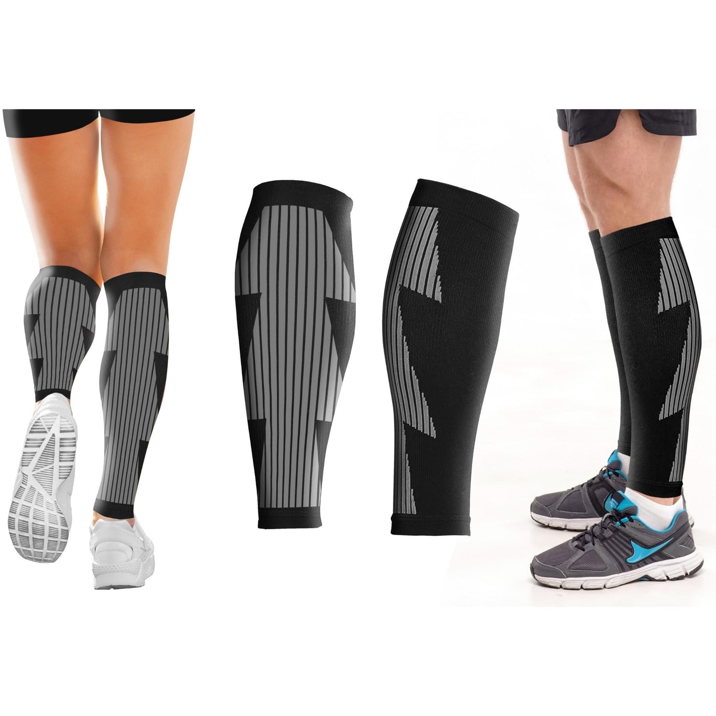 DCF Energizing Calf Compression Sleeves (1-Pair)