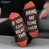 Unisex NoveltySocks "If You Can Read This, Bring Me..." Patterned Fun Socks