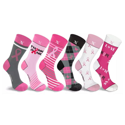 Breast Cancer Awareness Support Every Day Wear Pain Relief Compression Socks