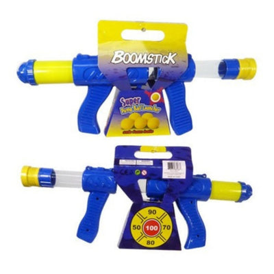 Boomstick Toy Ball Launcher With 6 Foam Balls