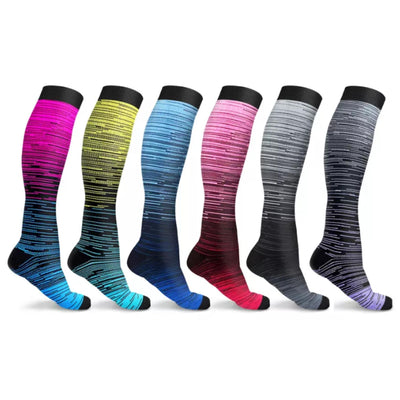 DCF Knee High Compression Sock Collection (6-Pack)