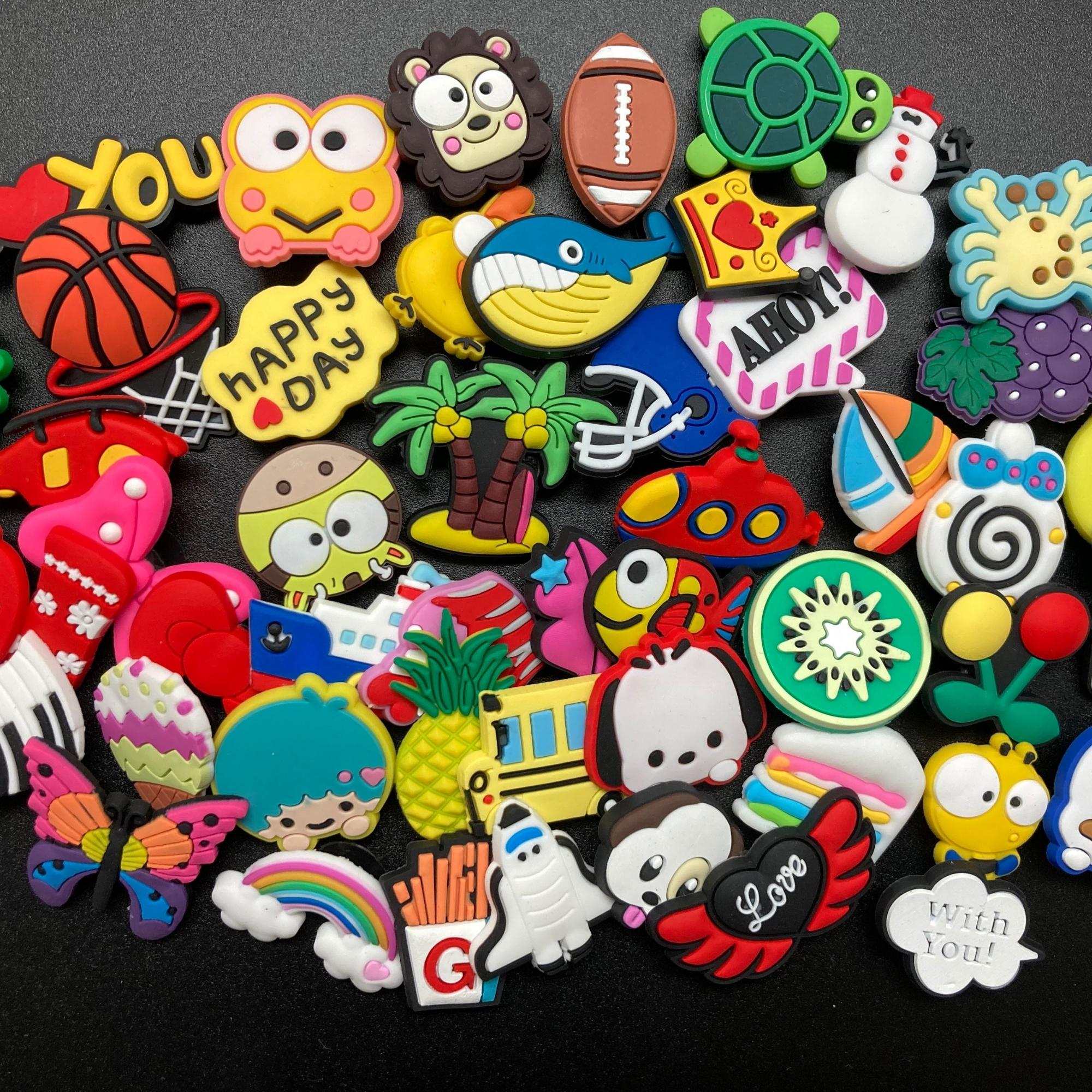 25, 50, or 100 Pack: Random Charms for Shoes