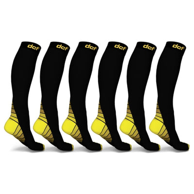 DCF Original Knee High Compression Socks (6-Pack)