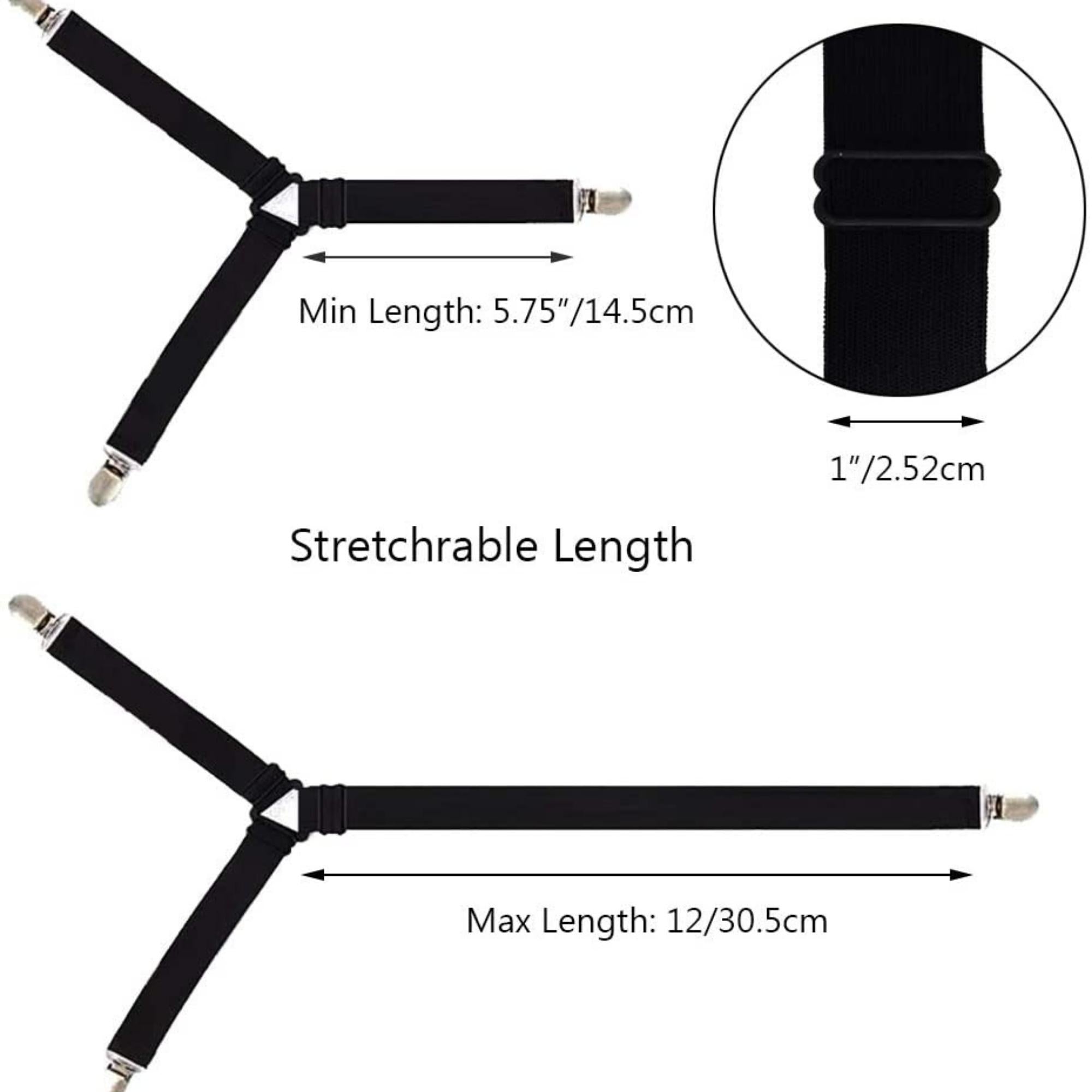4-Piece Set Bed Sheet Clip Fasteners