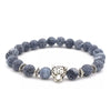 Men's Natural Stone Chakra Bracelet by Akor