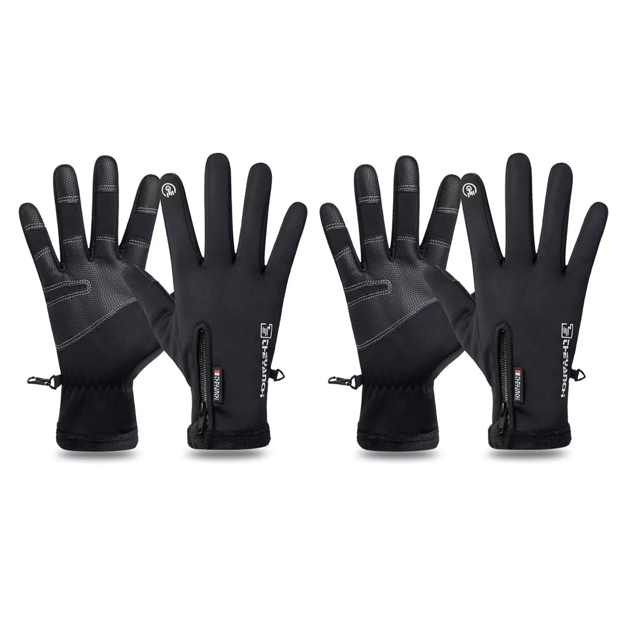 2-Pack Touchscreen Winter Thermal Gloves