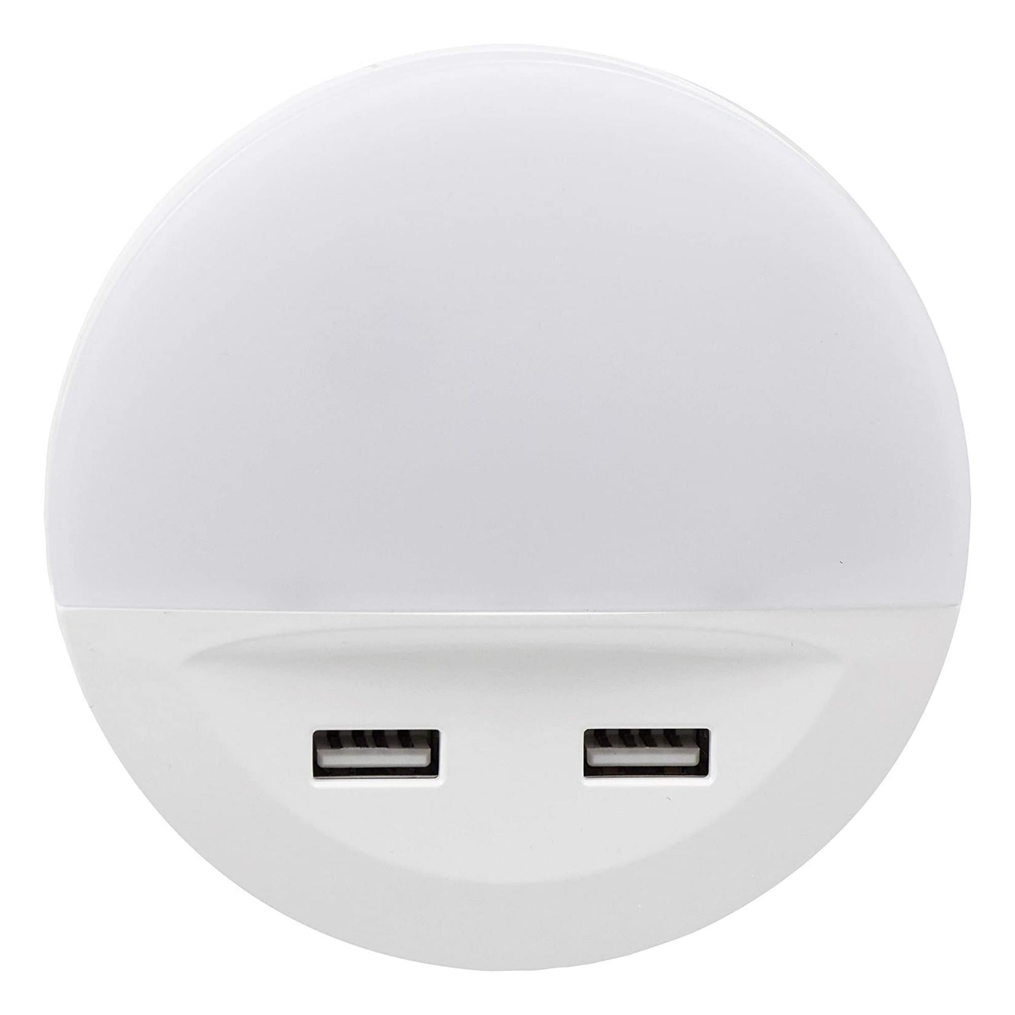 LED Night Light Dual USB Outlets