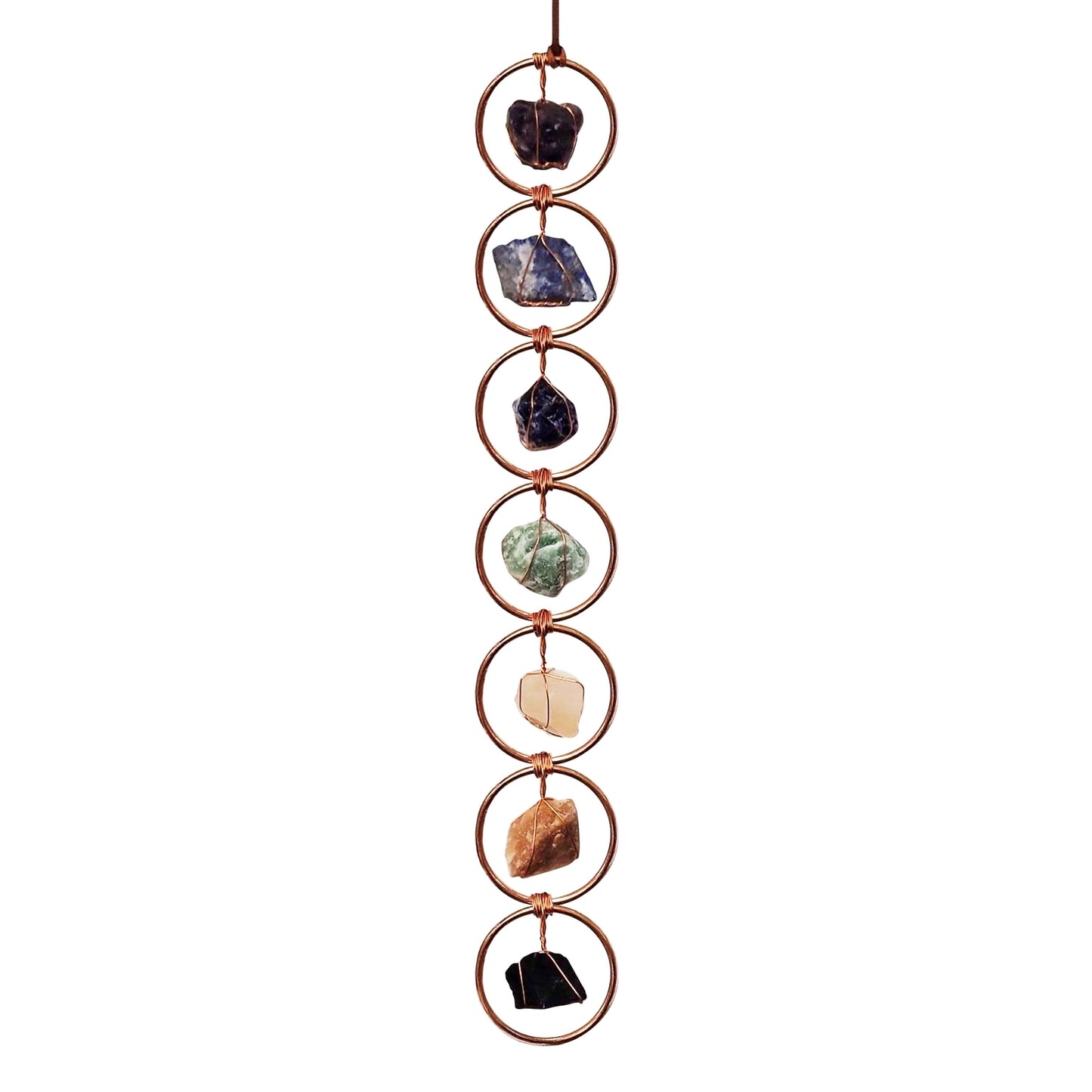 Tree of Life Healing Crystals 7 Chakra Hanging Wall Ornament